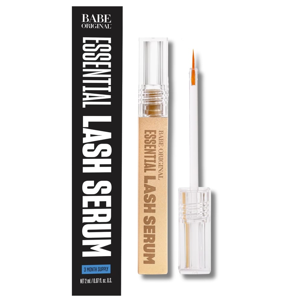 Babe Original Essential Lash Serum with its carton